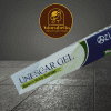 Uni-Scar Gel 20gm tube and box on white table with Adorabella logo and green natural background