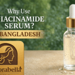 Niacinamide serum Bangladesh featured image with Adorabella logo