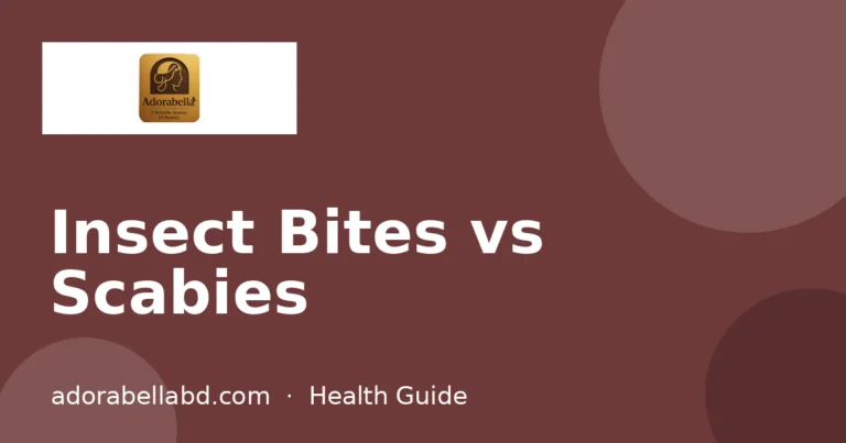 Insect Bites vs Scabies